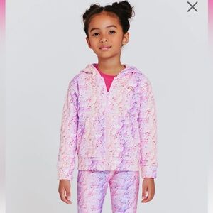 TEREZ Toddler Frosting Zip-up Hoodie - 2T